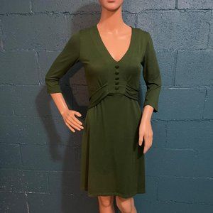 Fredricks of Hollywood Sexy Green Dress with tie-back Size